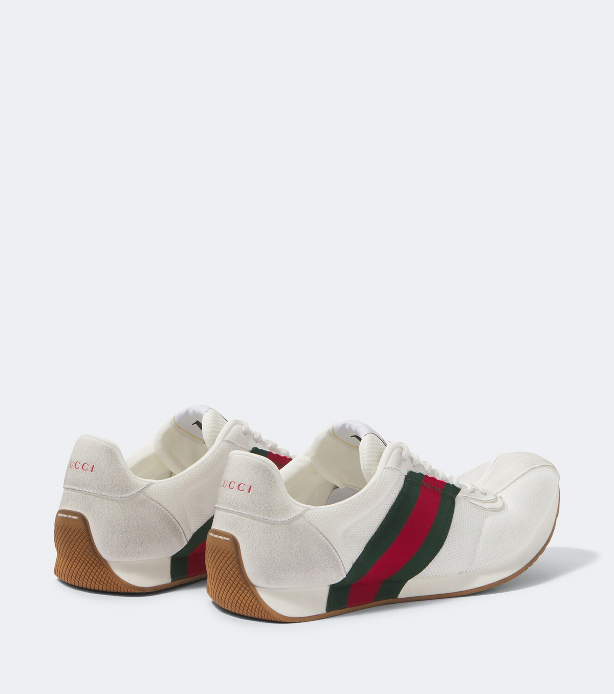 Gucci Gucci Tempo suede-trimmed sneakers