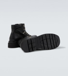 Bottega Veneta Lug leather lace-up boots