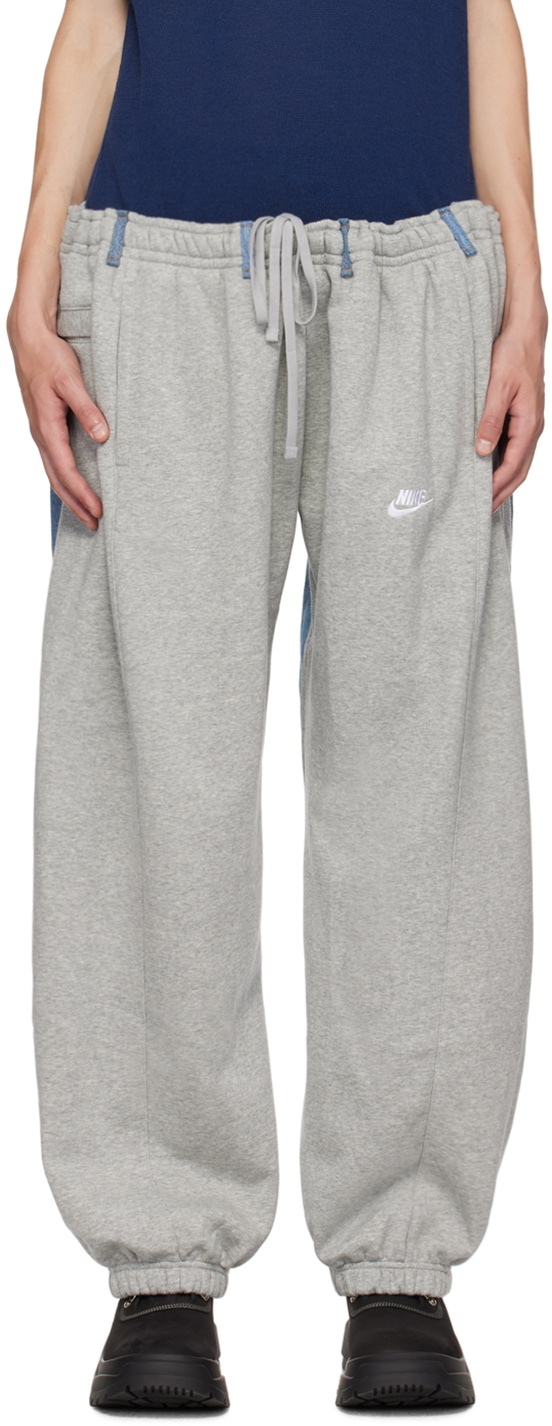 Bless Gray u0026 Blue Overjoggingjeans Sweatpants Bless