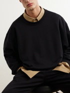Dries Van Noten - Hax Oversized Cotton Sweatshirt - Black