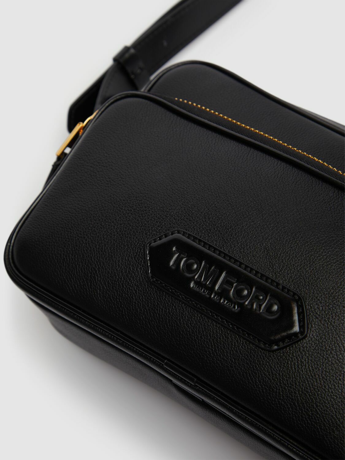 TOM FORD Smooth Leather Messenger Bag TOM FORD