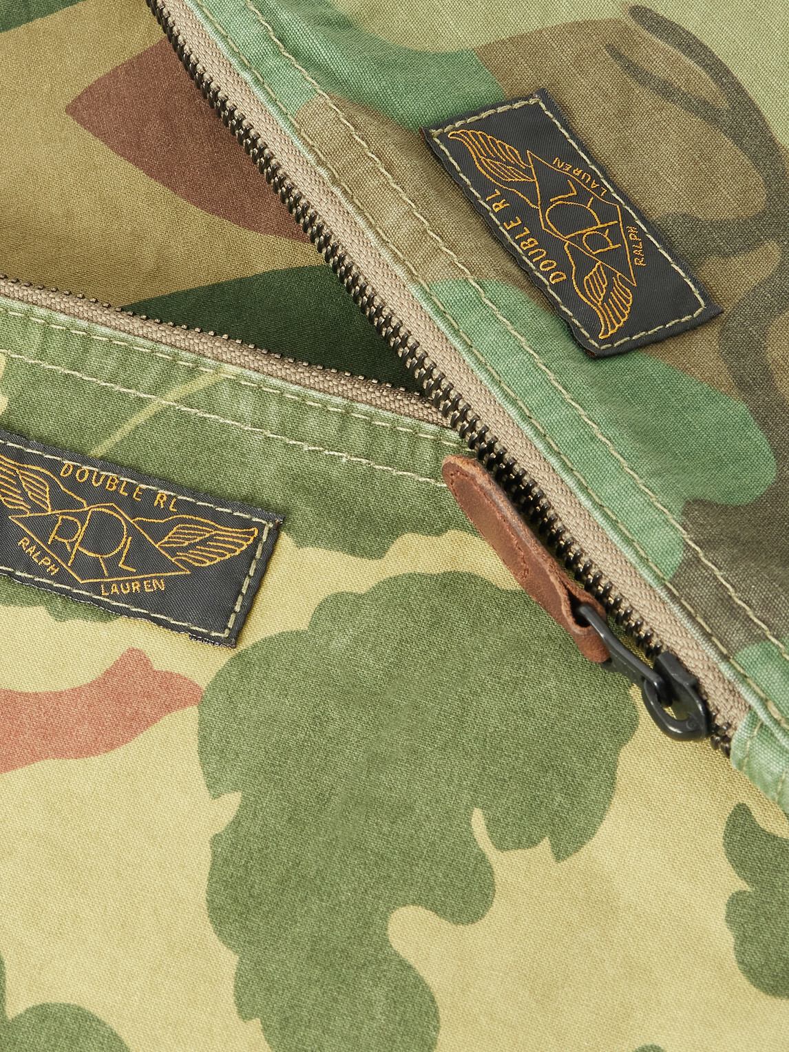 RRL - Three-Pack Camouflage-Print Cotton-Canvas Pouches