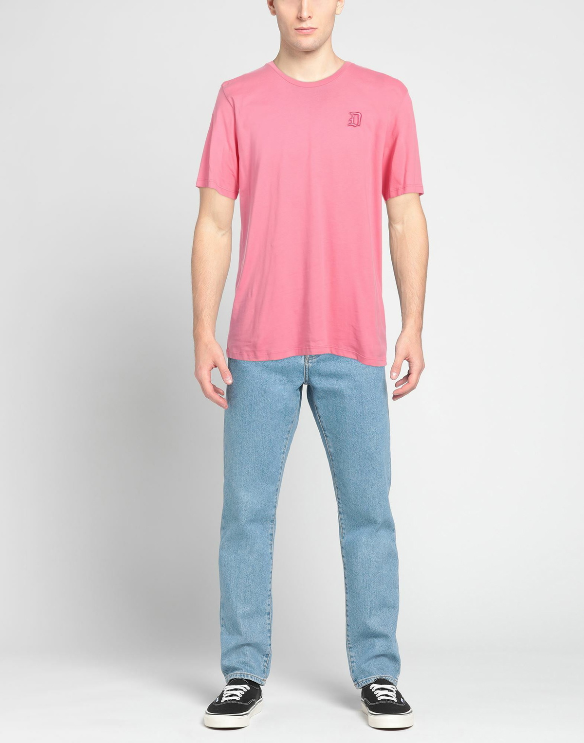 Dondup Mens T-shirt in Pink