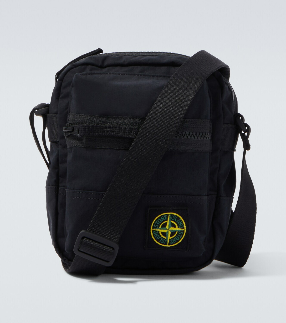 Stone Island Aluminium Tela Compass poplin crossbody bag