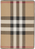 Burberry Beige Vintage Check Bifold Wallet