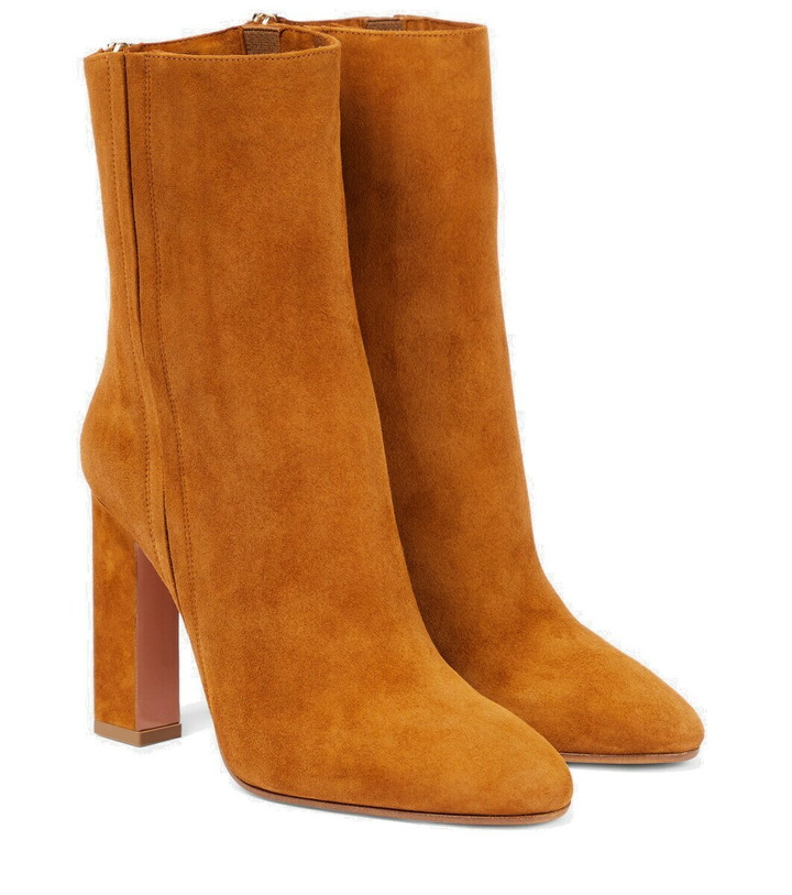 Photo: Aquazzura Joplin suede ankle boots