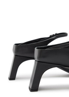 Calvin Klein Tilda 55 Grained Leather Mules Black