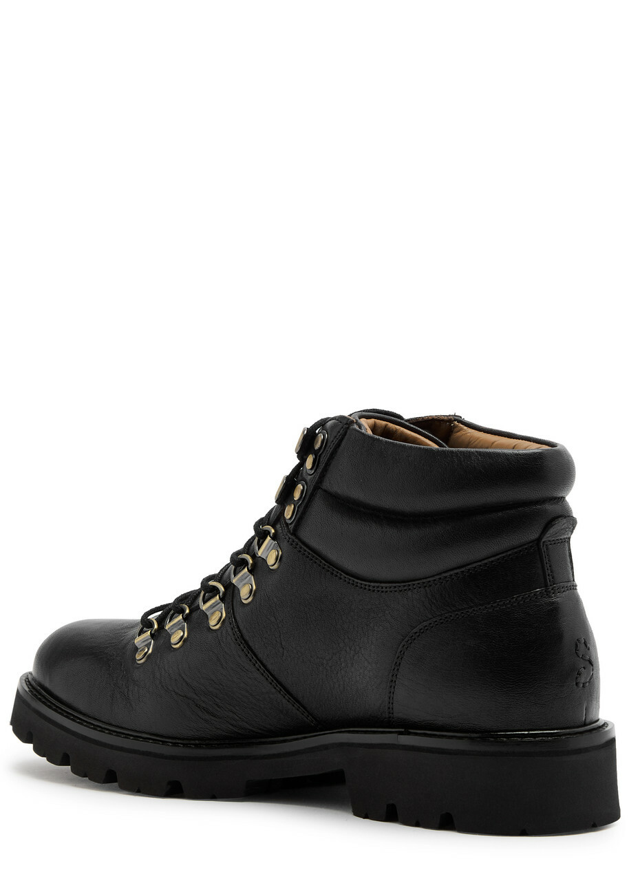 Oliver Sweeney Helford Leather Hiking Boots Black