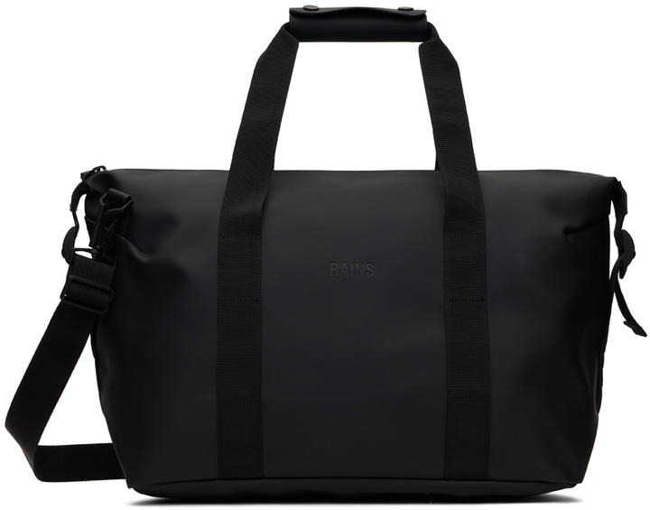 Photo: RAINS Black Hilo Small Duffle Bag