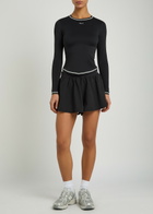 Tala Ultralite Active Logo Stretch-jersey T-shirt Black