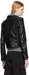 MACKAGE Black Baya Leather Jacket