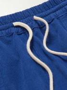 La Paz - Beach Tapered Cotton-Corduroy Drawstring Trousers - Blue