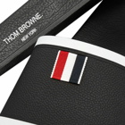 Thom Browne Men's Rubber Pool Slide in Black