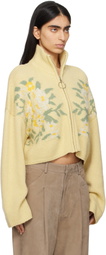 Holzweiler Yellow Tine Cropped Cardigan