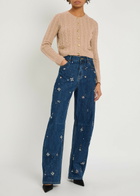 Loveshackfancy Eugenie Wool and Cashmere-blend Cardigan Light Brown
