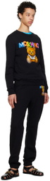 Moschino Black Inflatable Teddy Bear Sweatshirt