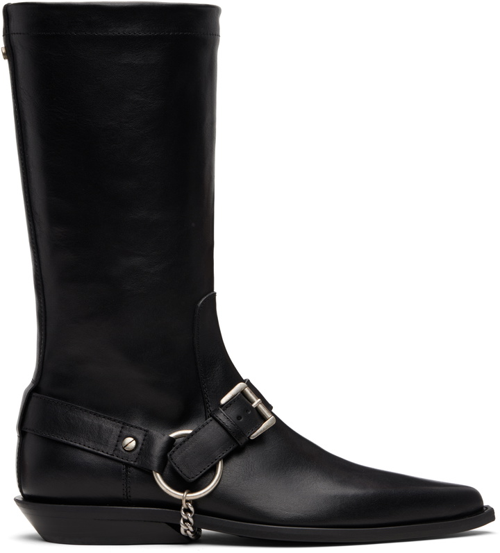 Photo: Ann Demeulemeester Black Junius Boots