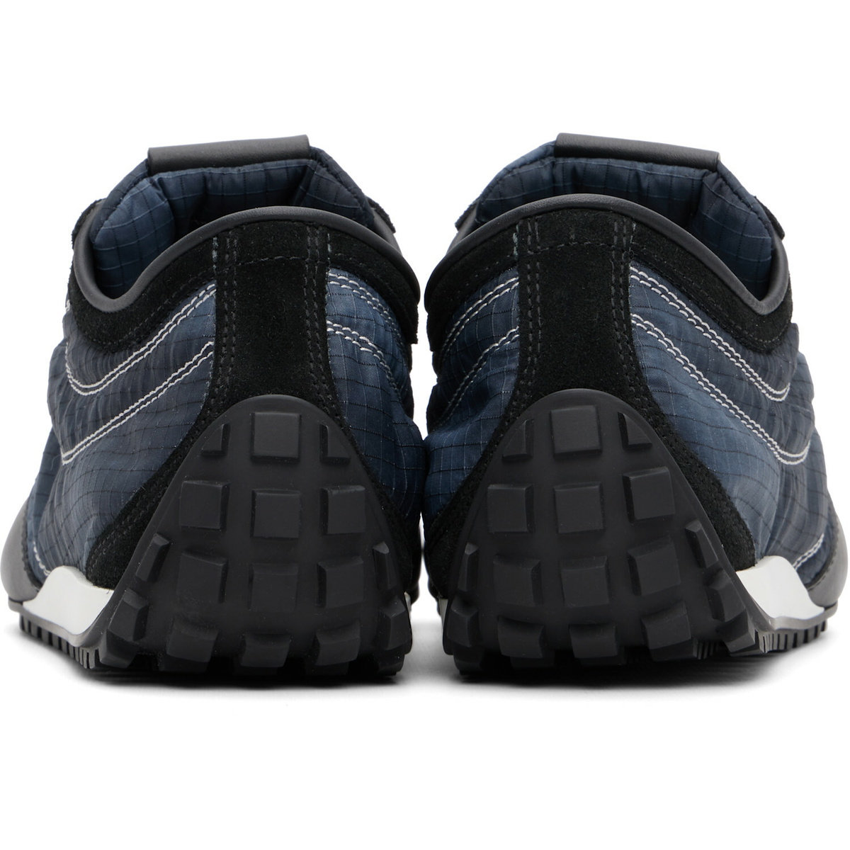 BALMAIN Black & Blue Racing Sneakers