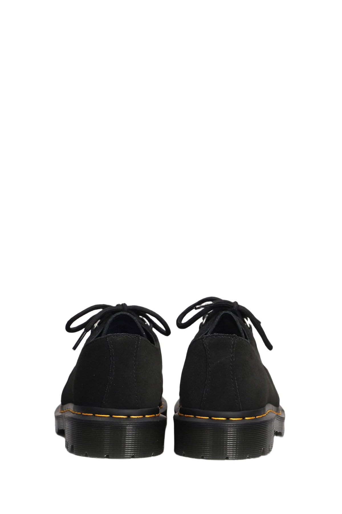 Dr. Martens Ramsey Lace Up Shoes In Black Suede Dr. Martens