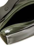 Rains Box Micro Coated Rubberised Cross-body bag - Dark Green - One Size