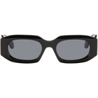 ALAÏA Black Rectangular Sunglasses