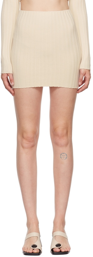 Photo: COTTON CITIZEN Off-White Capri Miniskirt