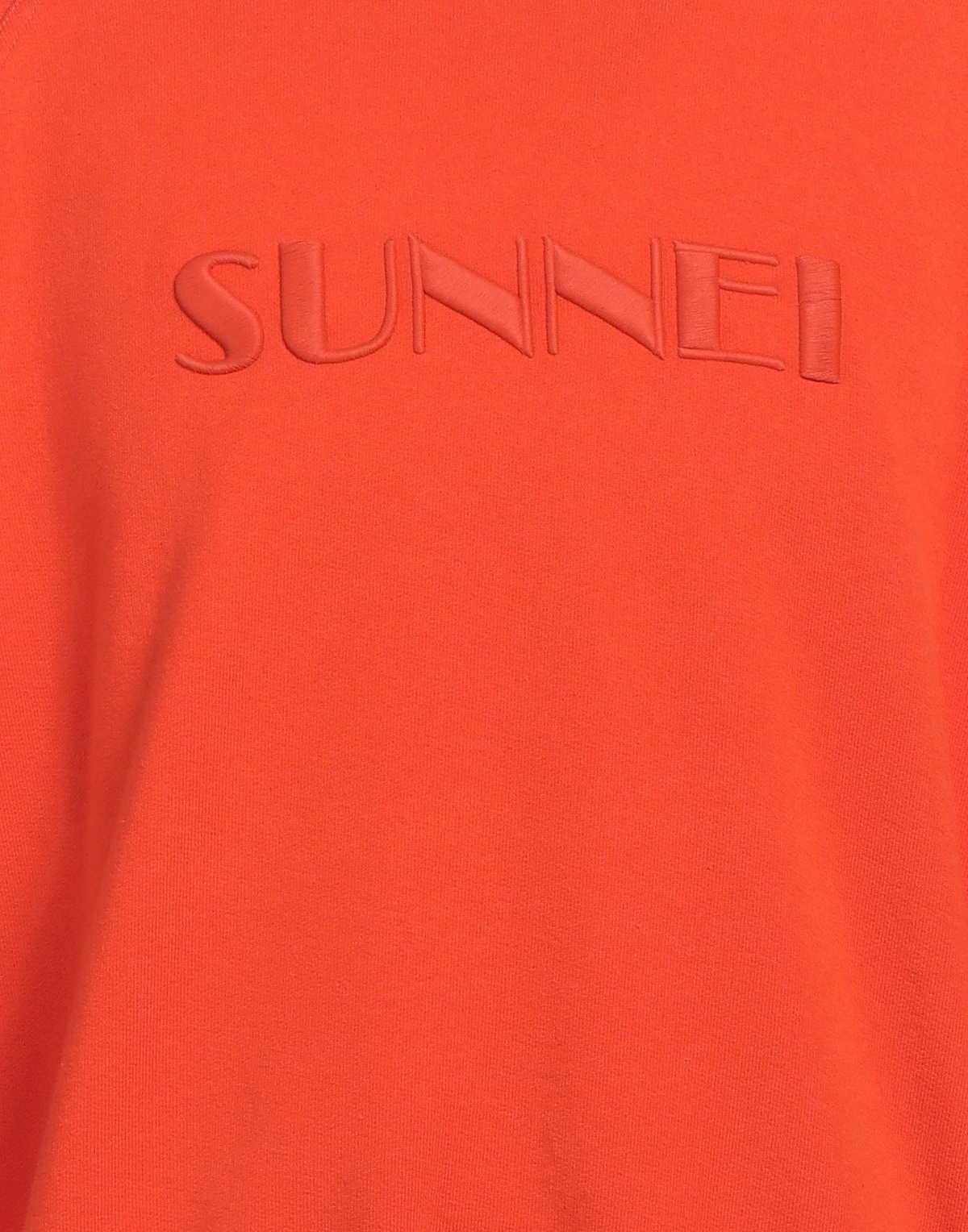 Sunnei Mens Sweatshirt in Orange