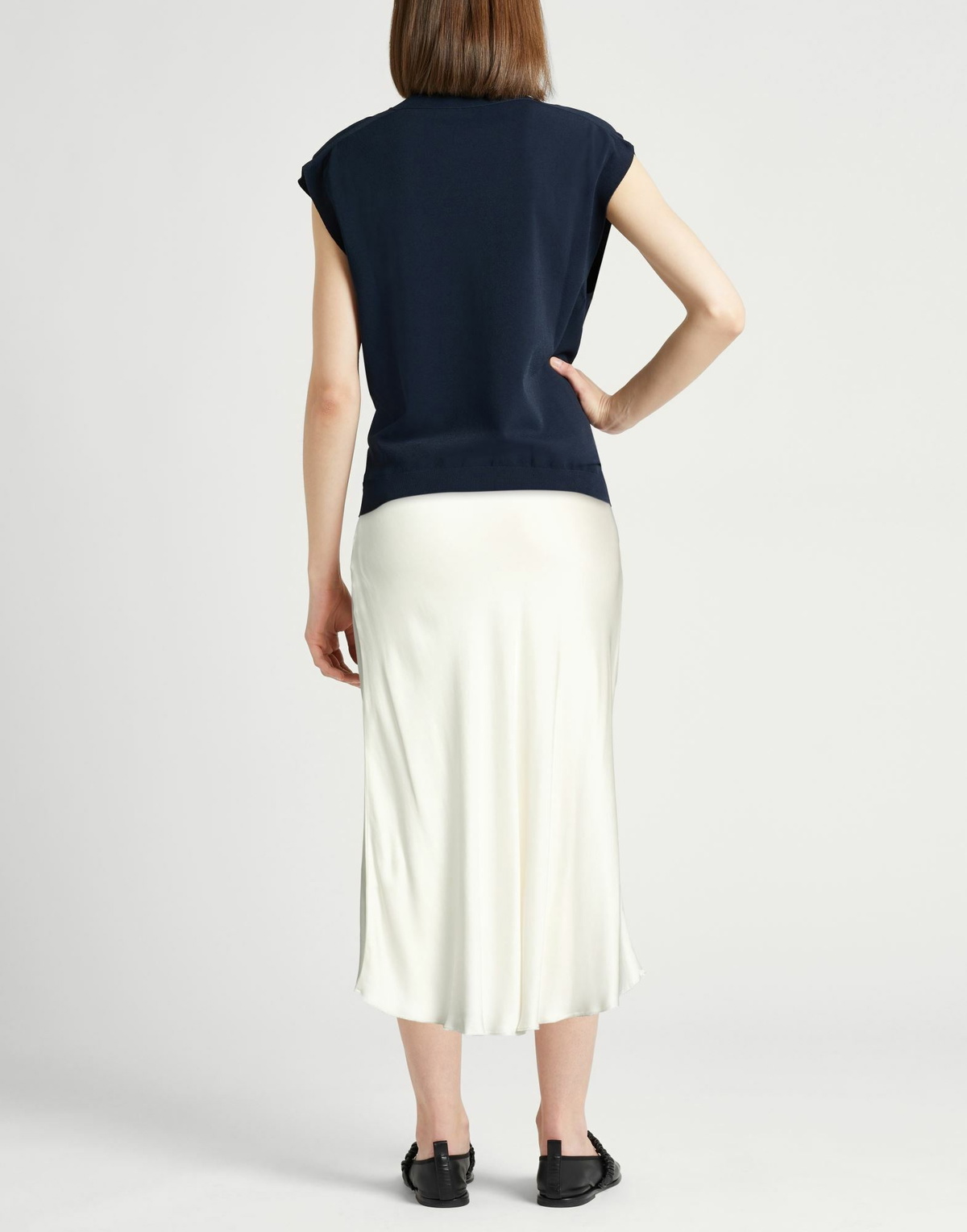 Jucca Womens Midi skirt Ivory