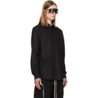 Rick Owens Black Tower Fogpocket Overshirt