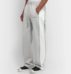 Maison Kitsuné - ADER error Piped Cotton-Jersey Sweatpants - Gray