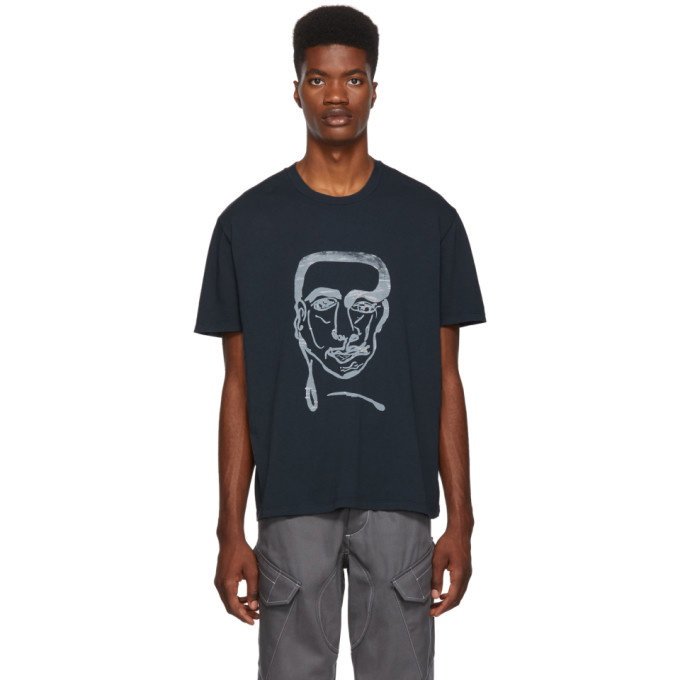 Our Legacy Grey Man Print T-Shirt Our Legacy