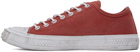 Acne Studios Red Faded Sneakers