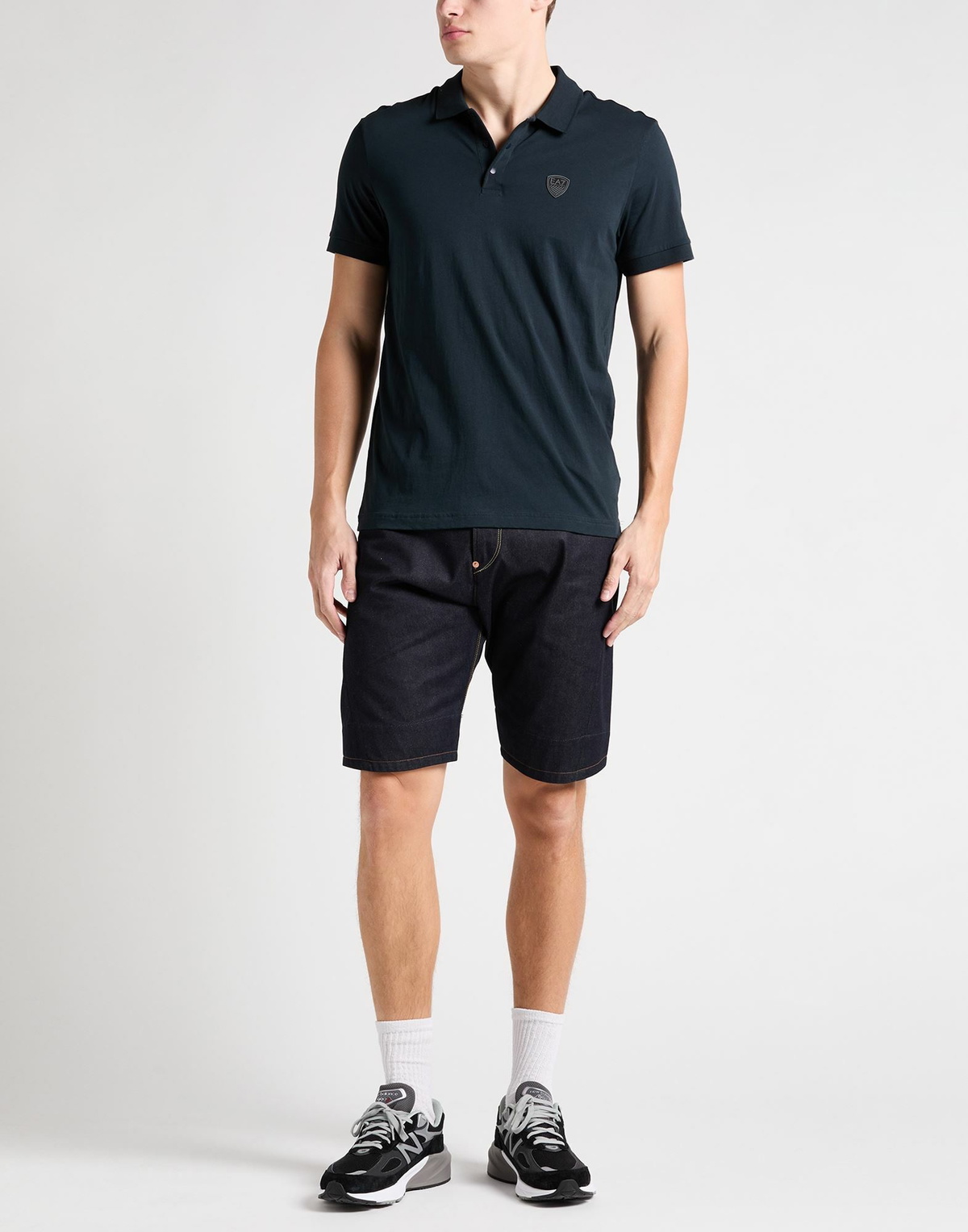 Ea7 Mens Polo shirt Midnight in Blue