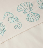 Les-Ottomans Embroidered linen tablecloth
