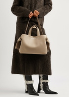 Acne Studios Musubi Leather Tote - Beige - One Size