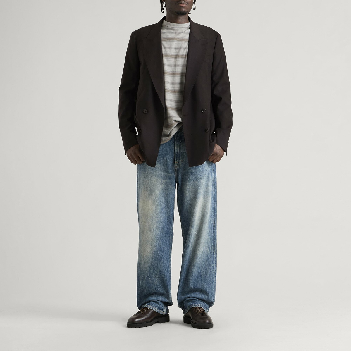 Carter Young Men's Kirk Unstructured Blazer in Espresso