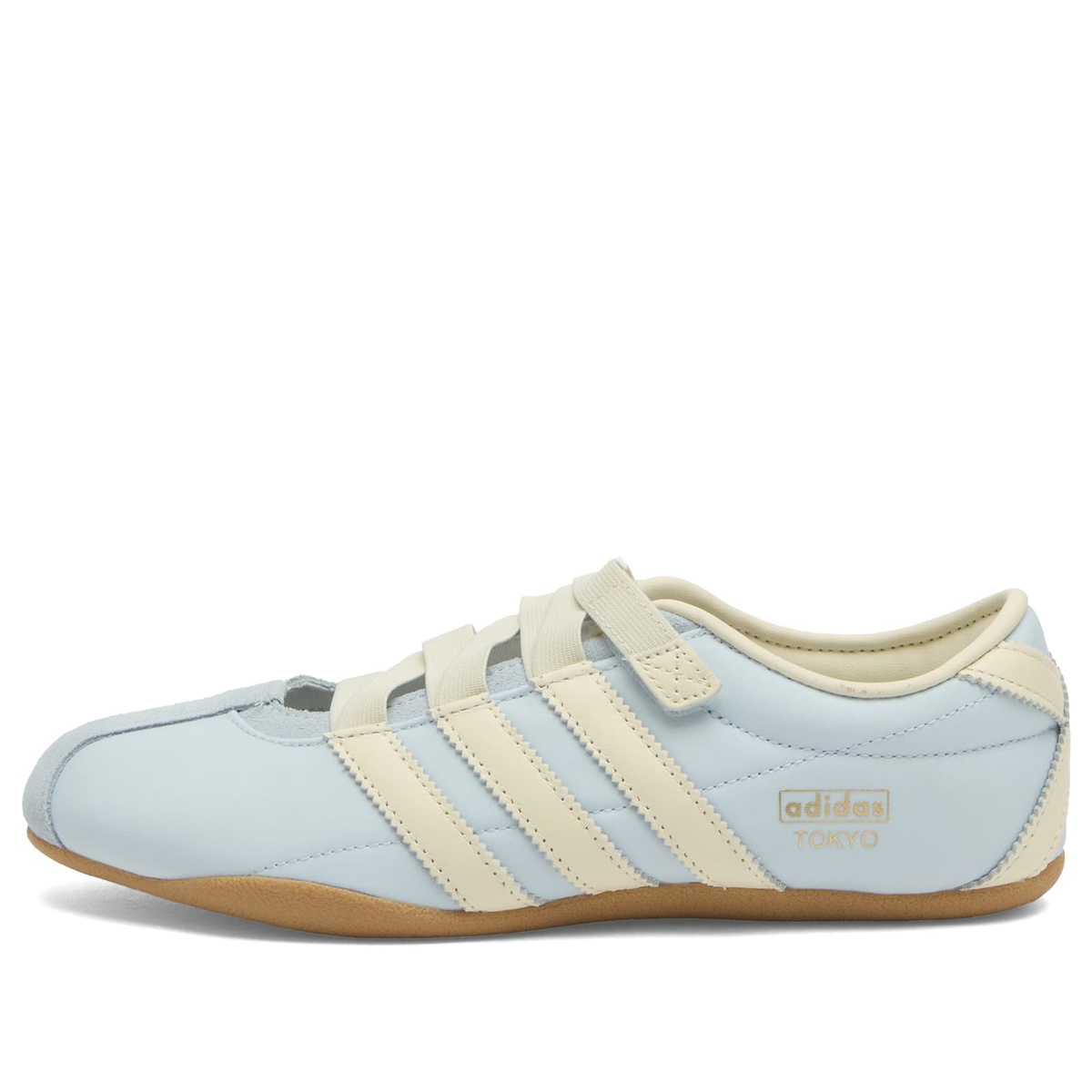 Adidas Women's Tokyo Mj W Sneaker in Crystal Sky/Cream White/Gold Met