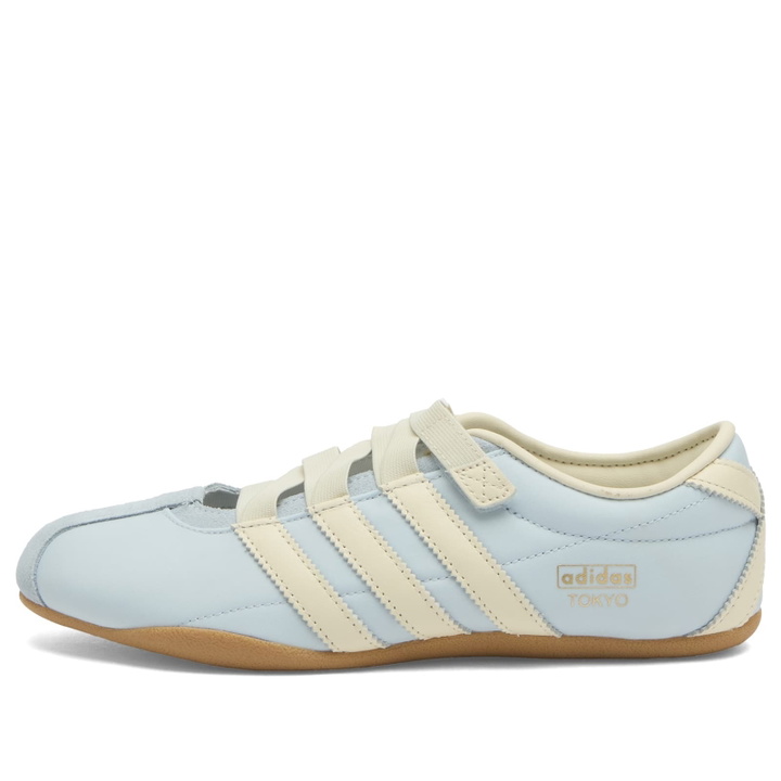 Photo: Adidas Women's Tokyo Mj W Sneaker in Crystal Sky/Cream White/Gold Met