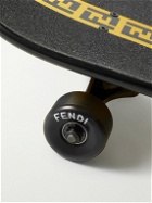 Fendi - Versace Logo-Print Wood Skateboard