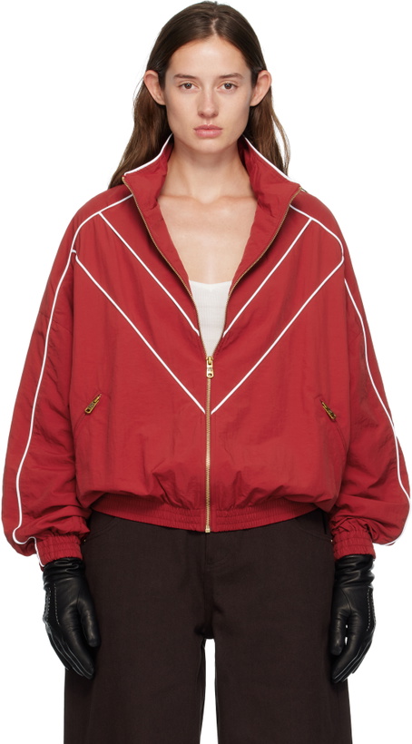 Photo: WILLY CHAVARRIA Red Bad Boy Track Jacket
