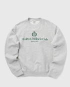 Sporty & Rich H&W Crest Crewneck Grey Mens Sweatshirt