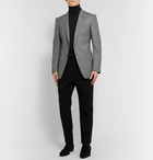 TOM FORD - Grey O'Connor Slim-Fit Prince of Wales Checked Wool Blazer - Gray