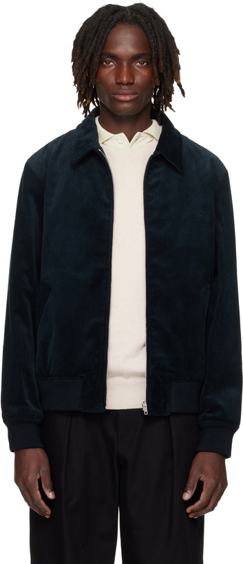 Photo: A.P.C. Navy Gilles Jacket