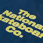 The National Skateboard Co. Men's Outline T-Shirt in Harbour Blue