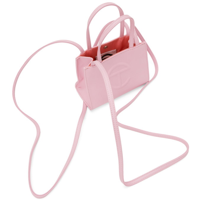 Telfar Small Shopper Bag In Pink