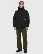 Pleasures RUN HOODED JACKET Black Mens Windbreaker