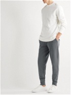 Orlebar Brown - Duxbury Tapered Garment-Dyed Cotton and Linen-Blend Jersey Sweatpants - Gray
