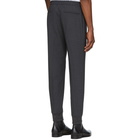 Wooyoungmi Grey Wool Cuff Trousers