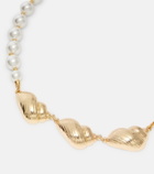 Self-Portrait Faux pearl-embellished necklace
