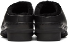 Legres Black Leather Clogs